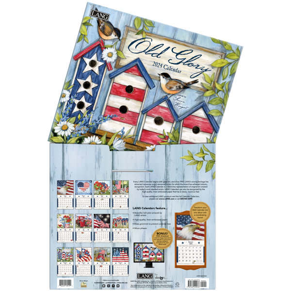 Lang Old Glory 2024 Wall Calendar Wayfair